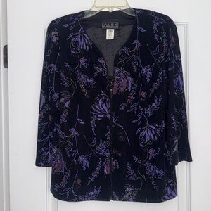 Black and Purple Women's Jacket